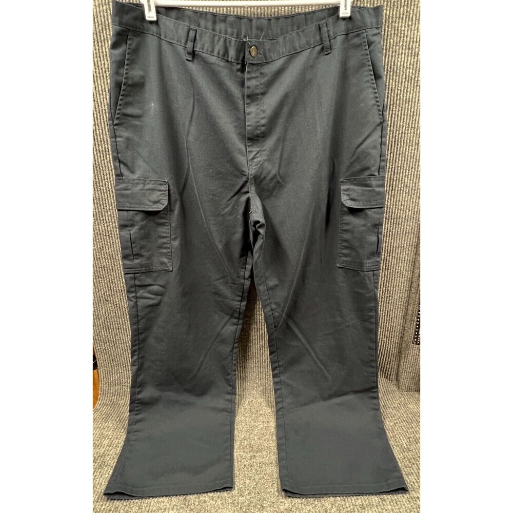 Dickies Work Pants Mens 44x32 Navy Blue Workwear Trousers‎ Cargo